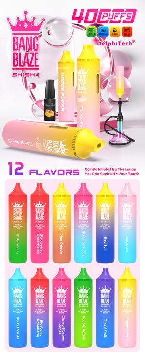 Bang King BANGBLAZE40000 BB40S Puffs Disposable Vape Wholesale