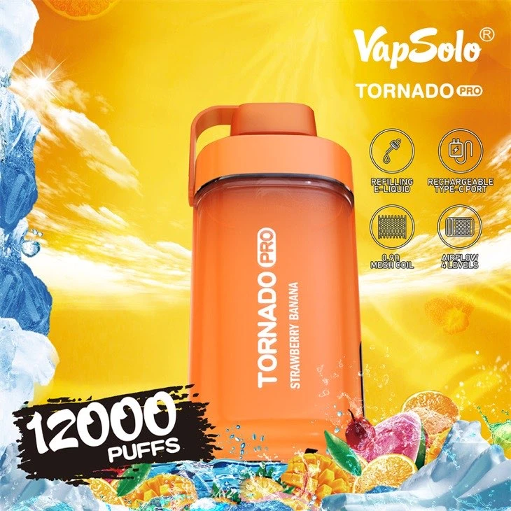 Vapsolo TORNADO PRO 12K Puffs Disposable Vape Wholesale suppliers