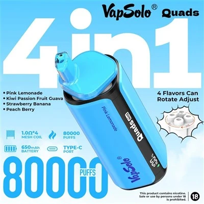 Vapsolo Quads 80k Puffs Vape